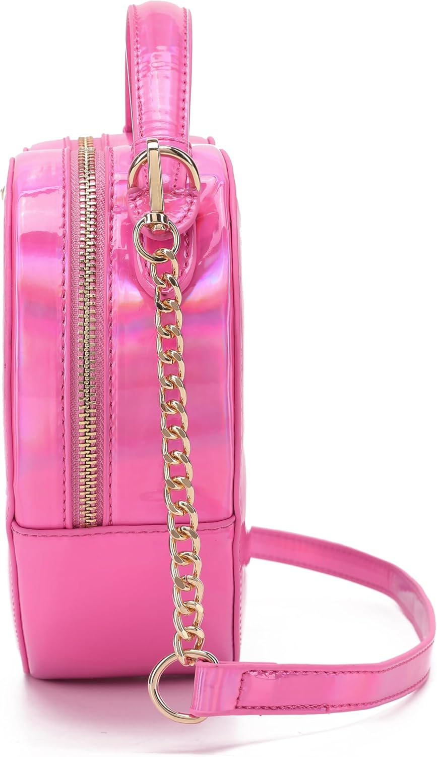 lola mae Heart Shape Crossbody Purse for Women – Cute Valentine’s Gift Handbag, Zip-Around Shoulder Bag for Teens - Image 7