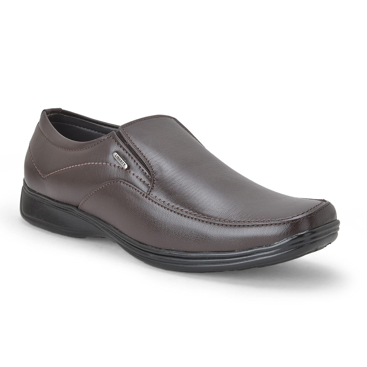 Liberty Fortune Mens FORT99-3 Brown Formal Non Lacing Shoes (8 UK) (B084F9Y1ZH) Amazon Price History, Amazon Price Tracker