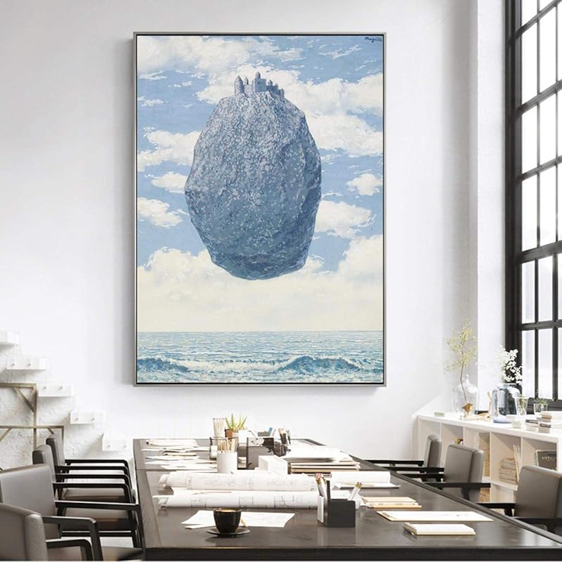 壁のアートポスターに空のキャンバスの絵画のアテナエウムとリビングルームの装飾のためのシュールレアリスムの写真を印刷60x90cm 23 6 X35 4 フレームなし Lhgwxm6cqr インテリア Escuelainfantilvillaviciosa Com