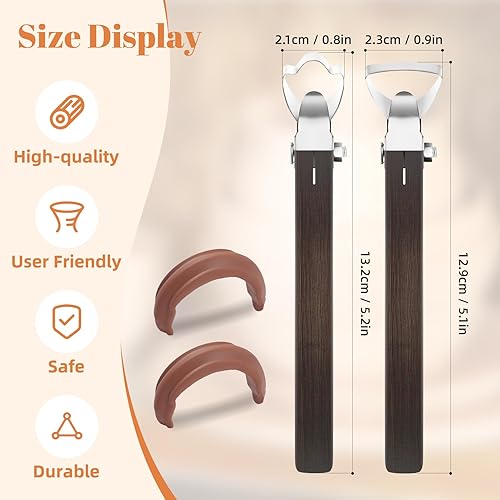 Miniatura 3 de libfrnt 2 herramientas de tallado de cerámica, raspador de escultura con 12 moldes de formas de mango de taza, herramienta extrusora de arcilla de