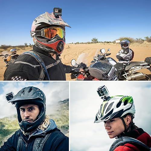 Miniatura 4 de Suptig Adhesivo para casco GoPro Hero 12111098765432Hero Session GoPro Max, Akaso, DJI osmo Más cámaras de acción