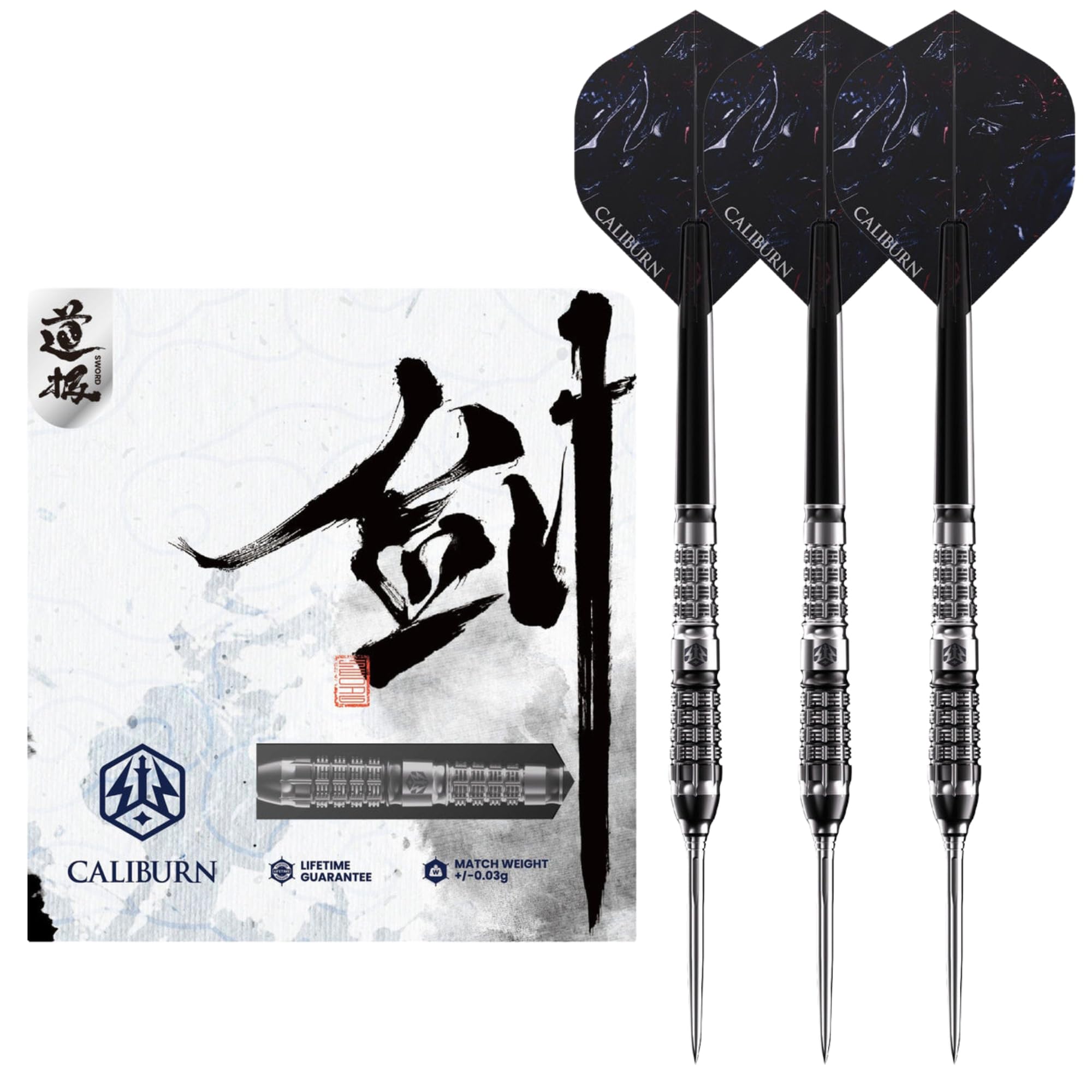Caliburn | Sword Darts | Steel Tip | 95% Tungsten | S5 | 23g.