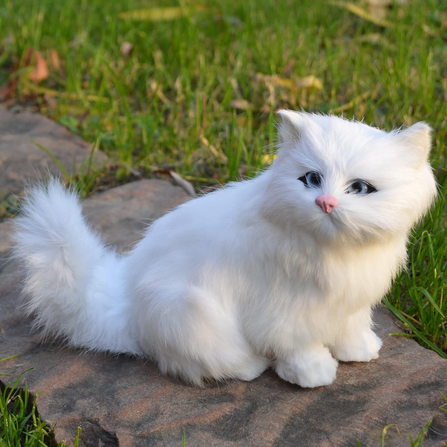 Realistic Simulation Small Furry White Persian Cat Egypt Ubuy