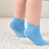 Vista 12 de Zaples - Calcetines altos hasta el tobillo para bebé con base antideslizante, unisex