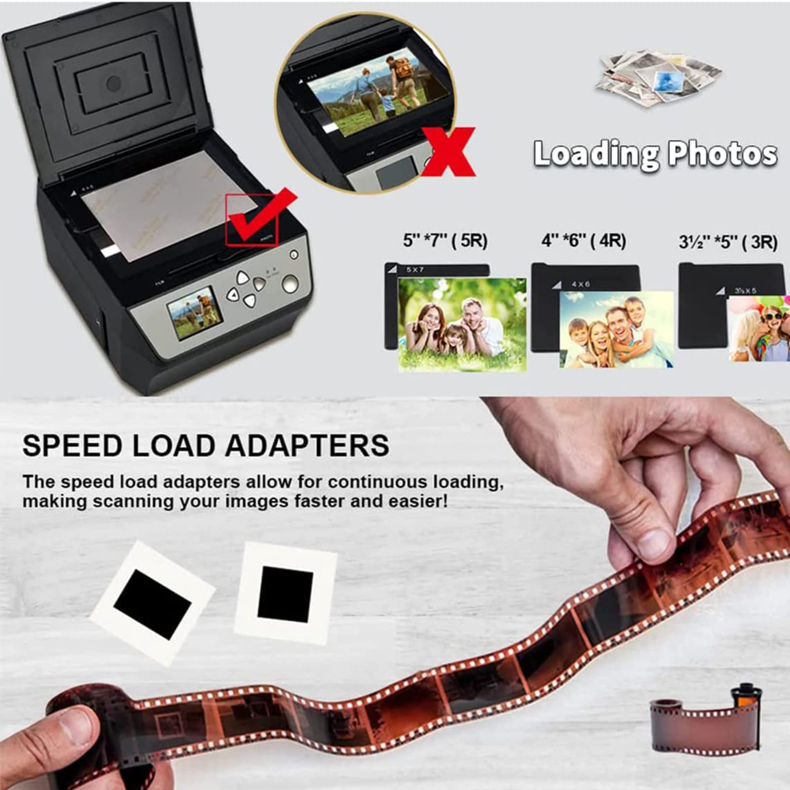 Amazon.co.jp: Digital Film & Slide Scanner, All-in-One 22MP Film