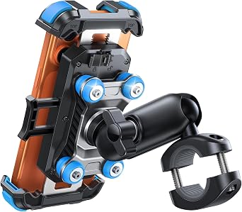 JOYROOM Motorcycle Phone Mount Holder with Dual Vibration Dampener