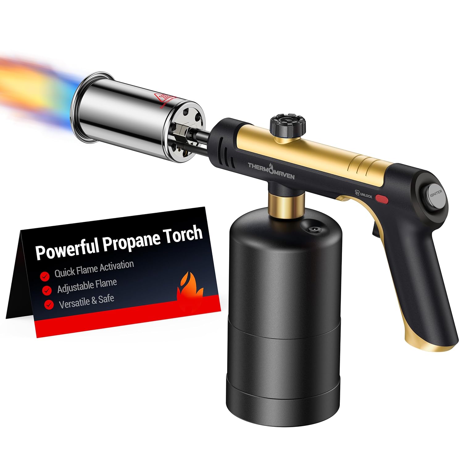 ThermoMaven Propane Cooking Blow Torch