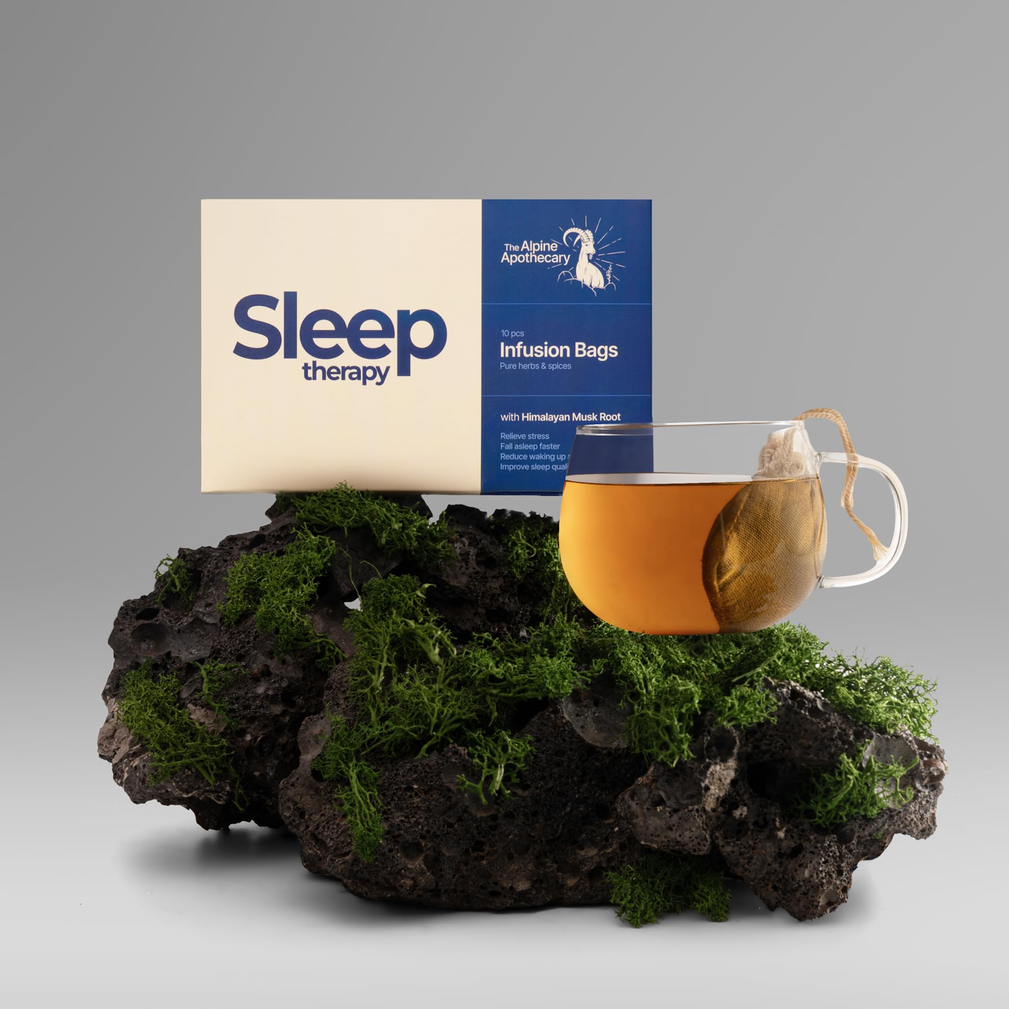The Alpine Apothecary Sleep Therapy Herbal Infusion – Himalayan Plant-Based Supplement for Better Sleep | Relieves Stress, Enhances Sleep Quality, Helps You Fall Asleep Faster | Caffeine-Free, Natural Blend | 10 Infusion Bags-image-41