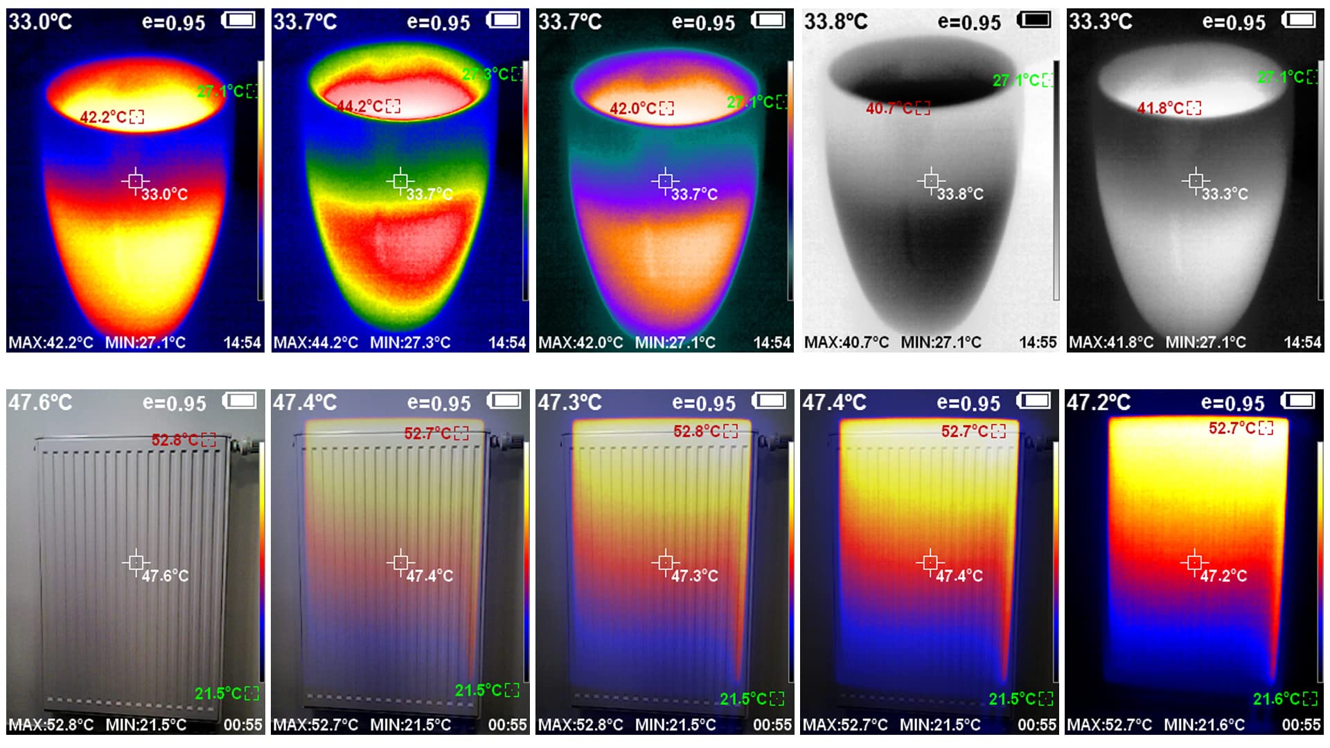 PeakTech Kamera termowizyjna na podczerwień 5610 B od -20°C do 400°C z 220 x 160 pikseli, 2,8-calowy kolorowy wyświetlacz LCD, termometr na podczerwień, w tym nagrywanie wideo i zdjęcia, z USB i oprogramowaniem do analizy termograficznej