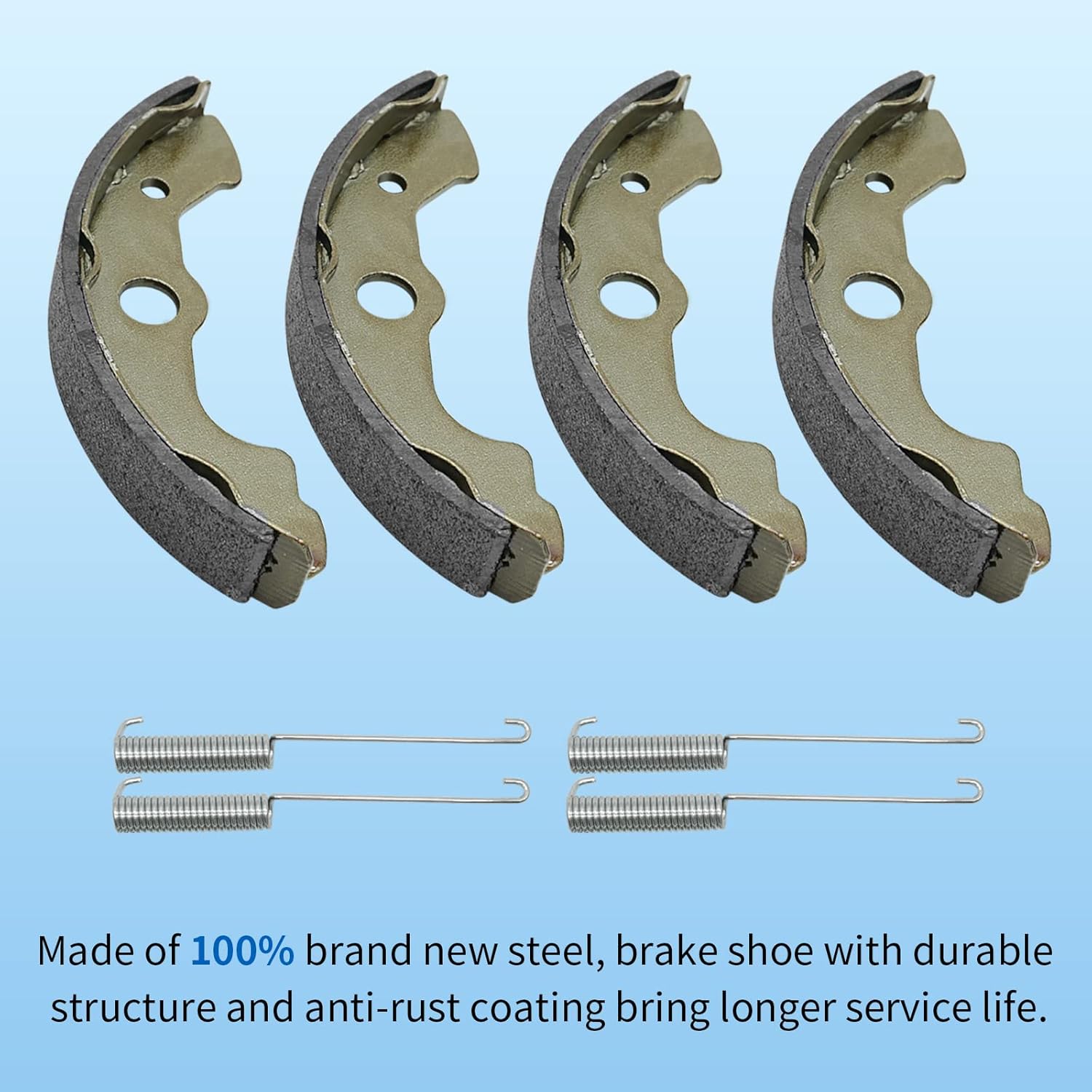 M MATI Front Brake Wheel Cylinders Left&Right All Four with Shoes for Honda TRX400 FW Fourtrax Foreman 1999-2003 TRX450 Fourtrax Foreman 1998-2004