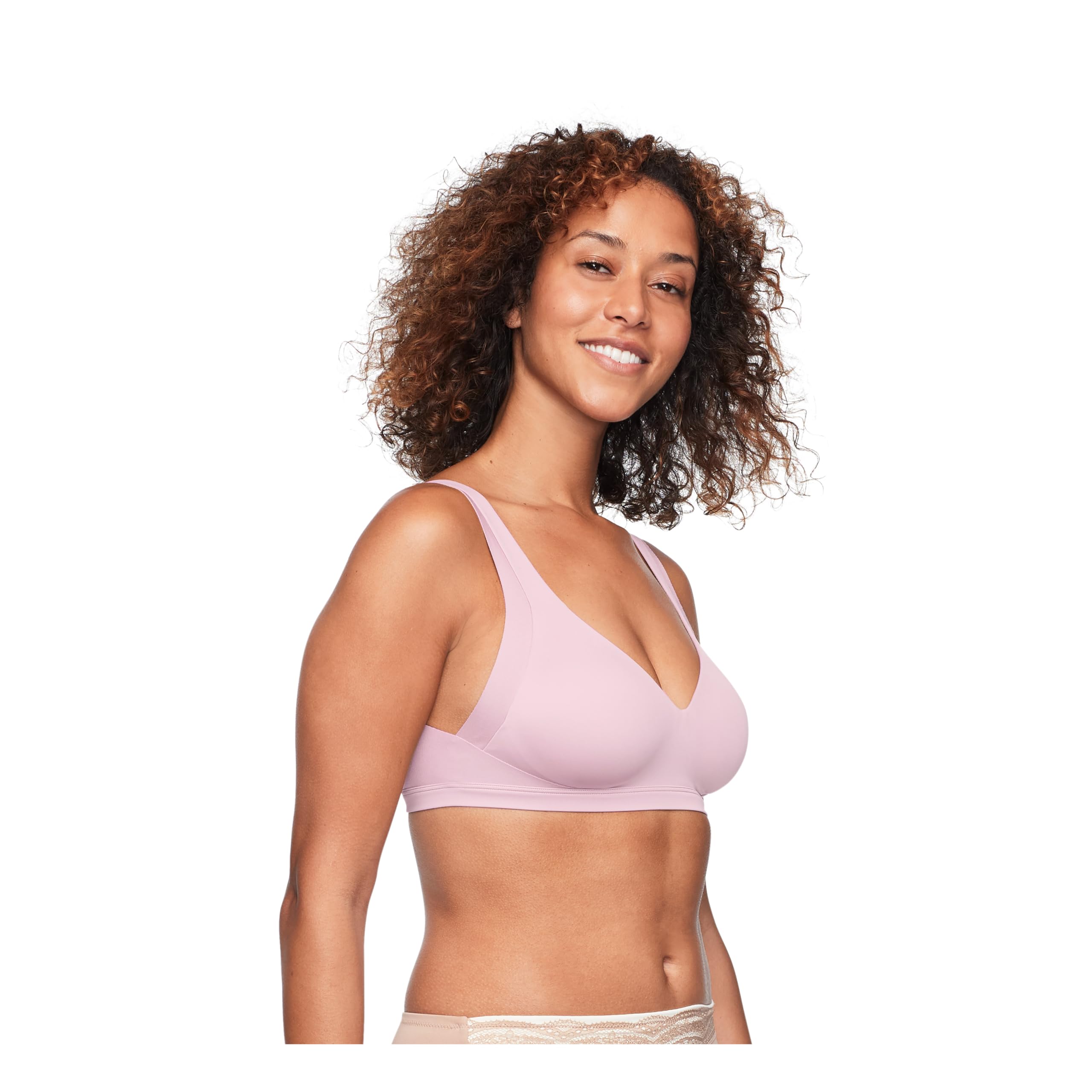 Warner's Womens No Side Effects Underarm and Back-Smoothing Comfort Wireless Lightly Lined T-Shirt Bra Ra2231a