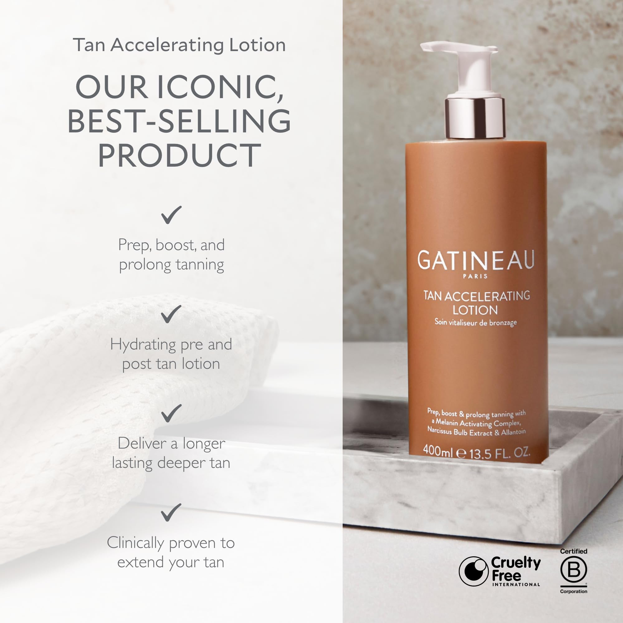 Gatineau Body Basics Tan Accelerating Lotion 400 ml