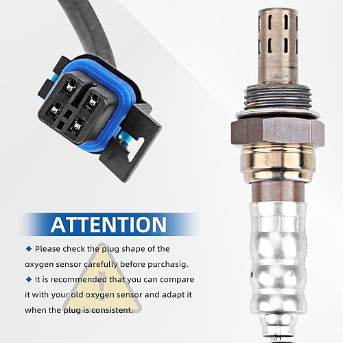 Miniatura 2 de 4 sensores de oxígeno O2 con relación de combustible de aire 234-4587 compatibles con Dodge Grand Caravan Avenger Challenger 2008-2010, cargador