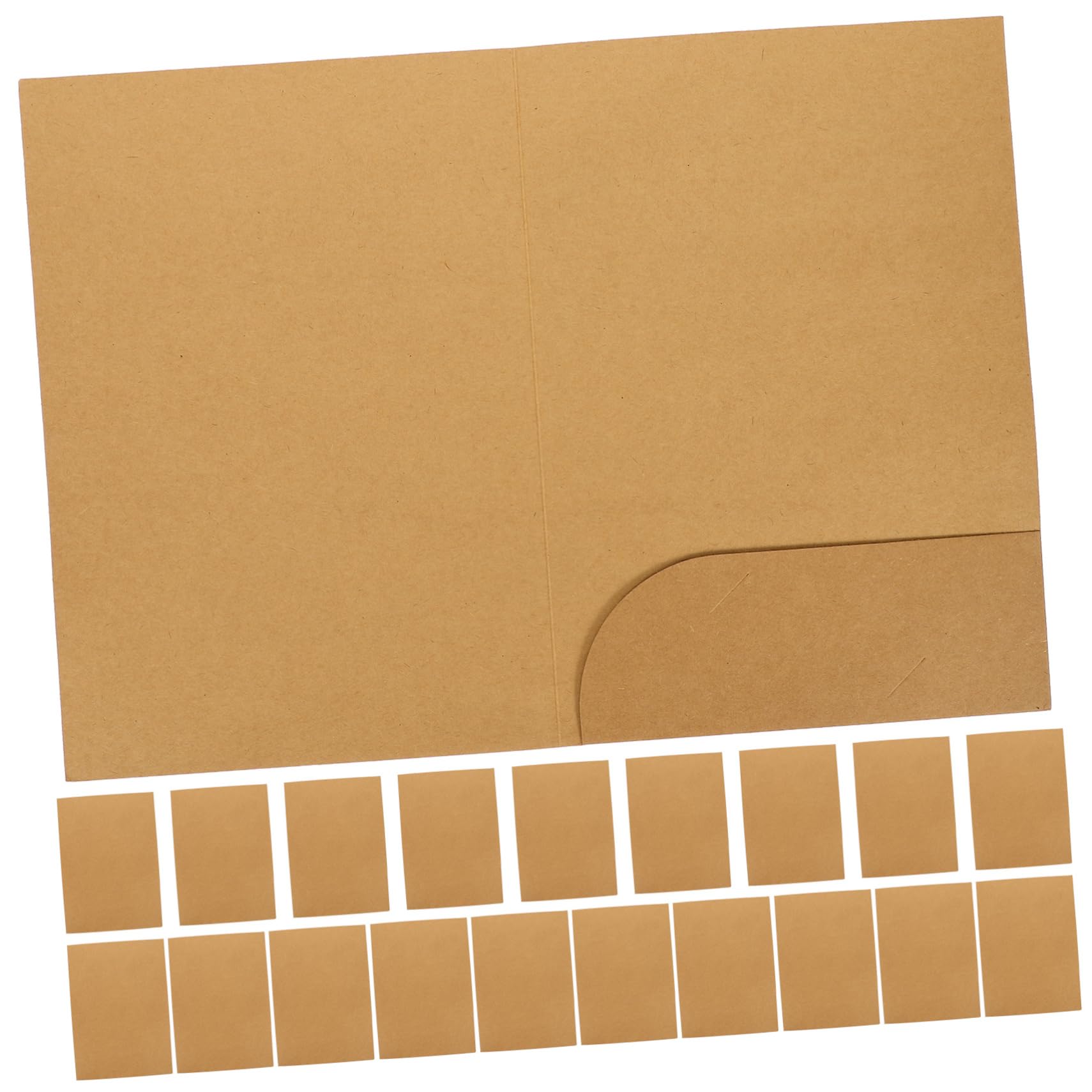 DOITOOL 20pièces Chemises Kraft Lot Pour Organiser Documents Et Usage Bureau Et