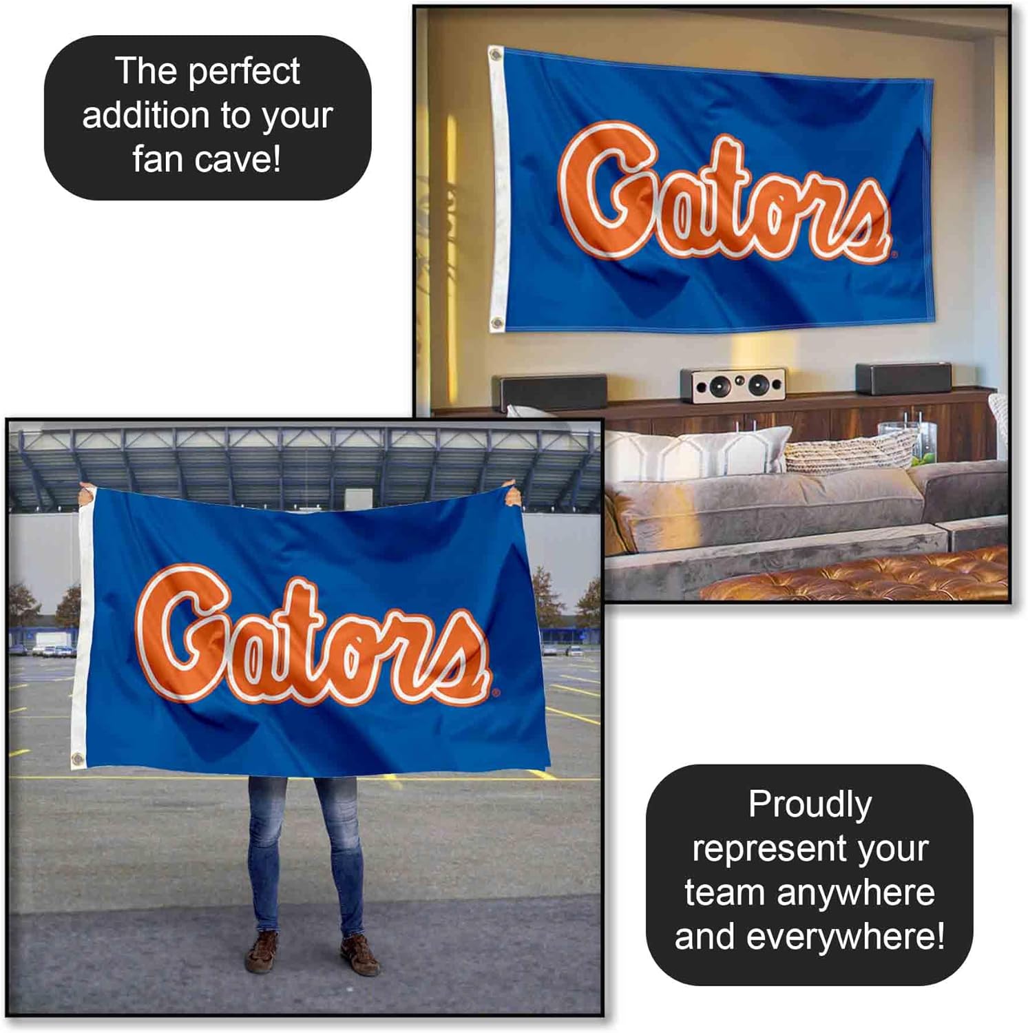 UF Florida Gators University Large College Flag - Image 5