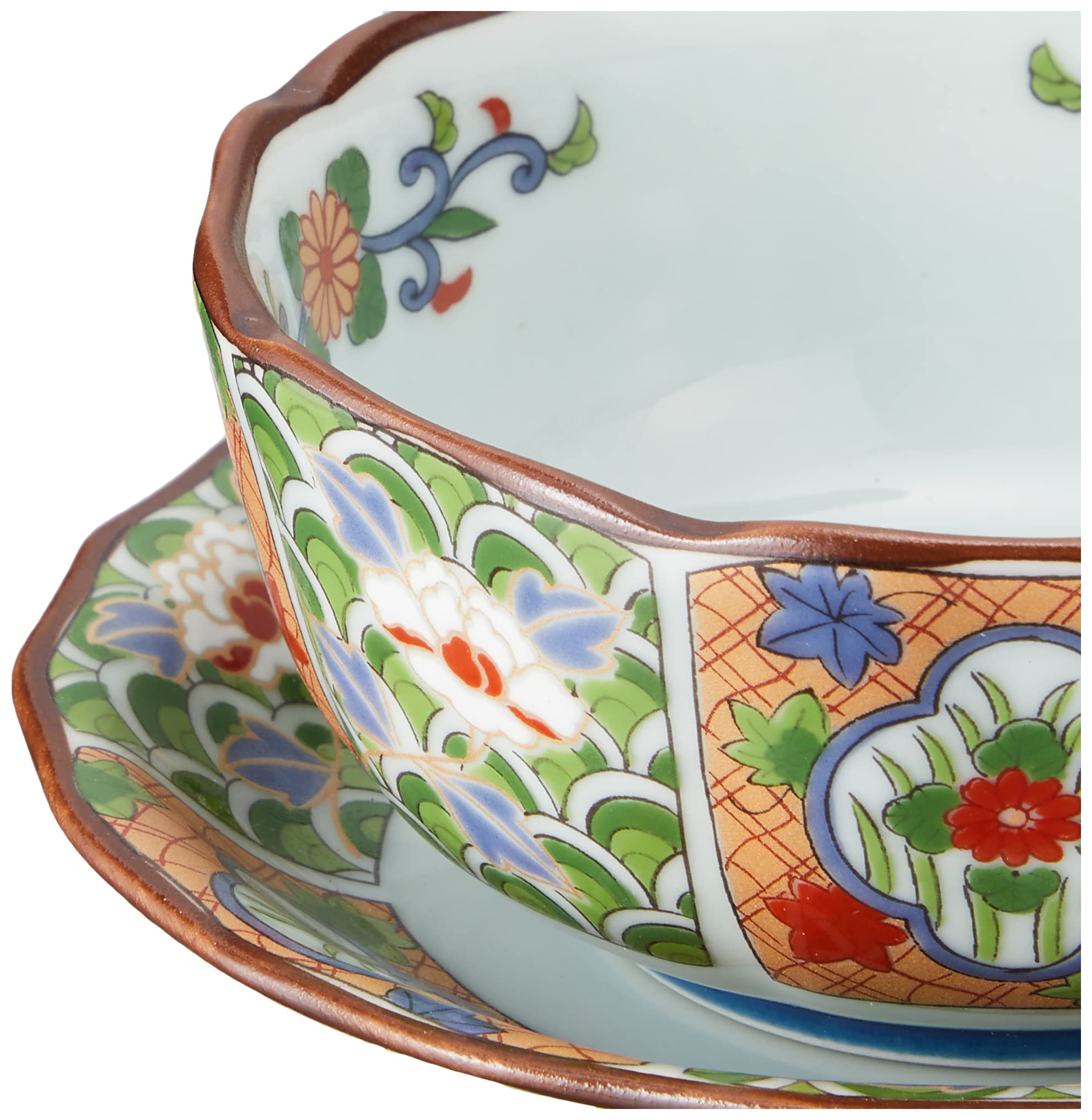 Amazon.co.jp: 食器セット : 鍋島地紋 皿小付 セット Japanese Plate