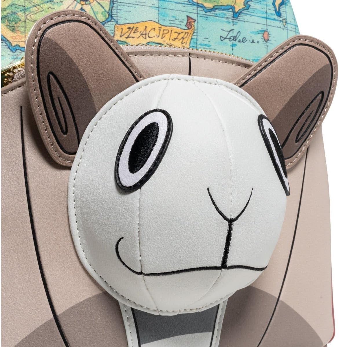 Loungefly Exclusives One Piece Going Merry Ship Mini-Backpack, 10" H x 9" W x 5" D, Faux Leather, Entertainment Earth Exclusive