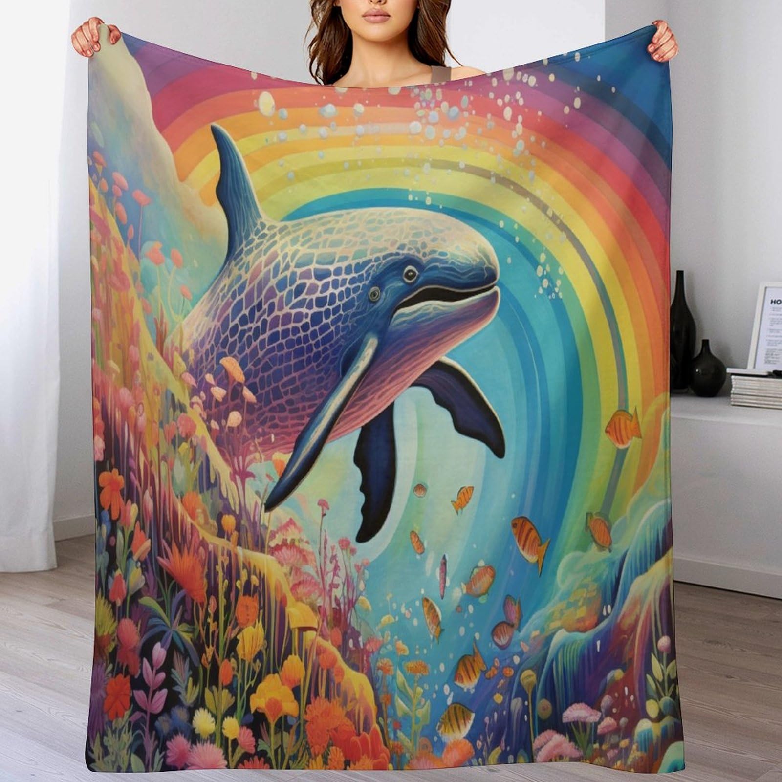 Couverture polaire en flanelle douce 180×200cm drap lit housse canapé