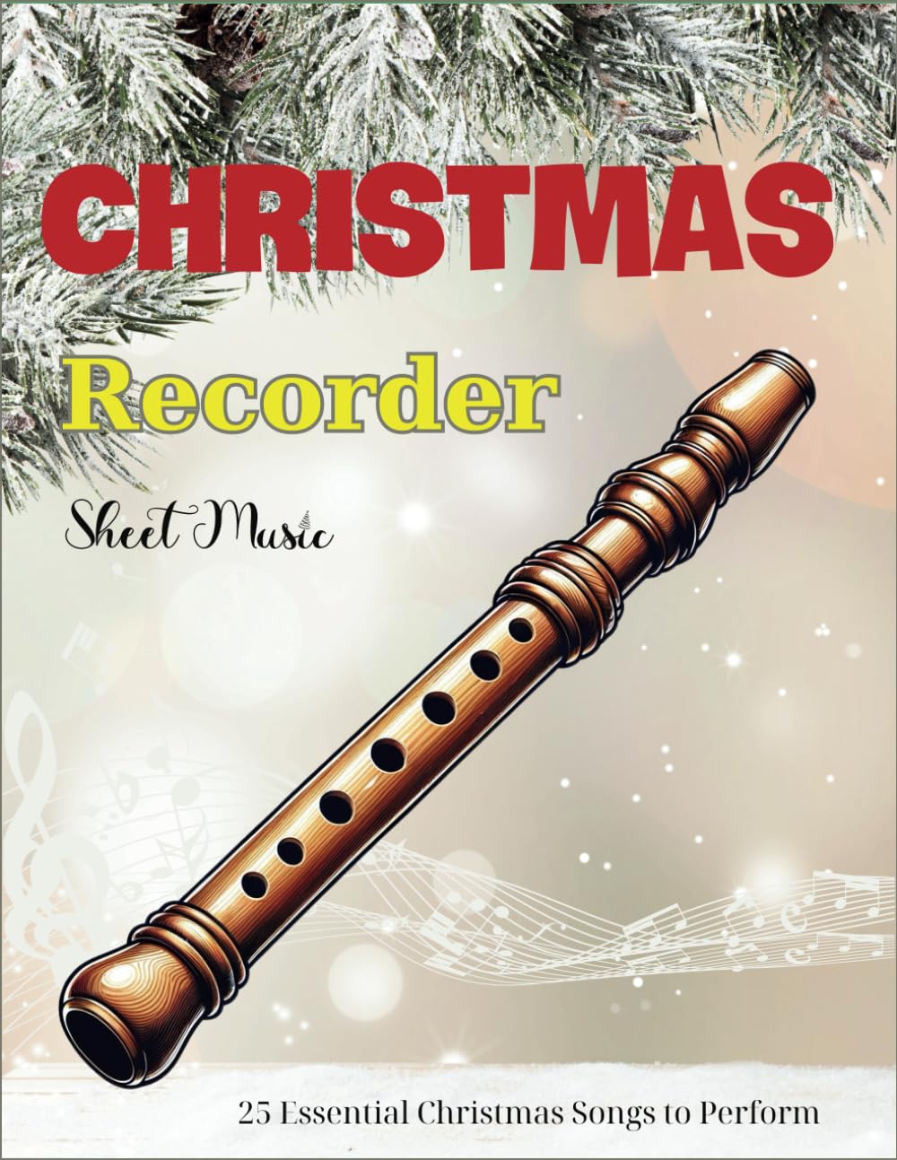 Christmas Recorder Sheet Music: 25 Essential Christmas Songs to Perform