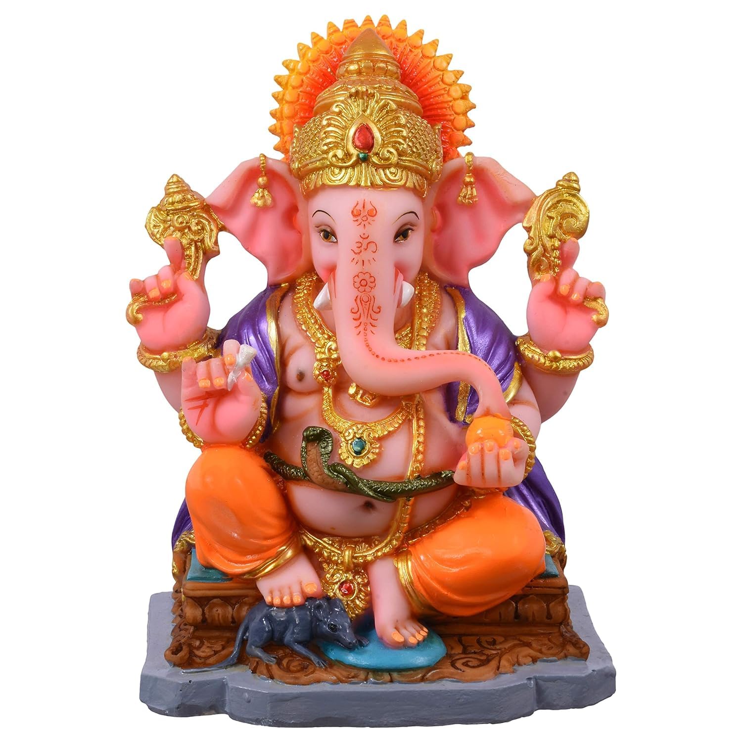 Ganesh statue pour bureau et espace de méditation spirituel Puja
