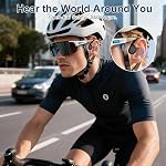 LOBKIN Casques de conduction osseux, Bluetooth sans fil à oreille ouverte 6.0 Casques de course avec charge magnétique, IPX6 imperméable 10H Temps de jeu, Ecouteurs de sport ultra-légers pour gym, entraînement