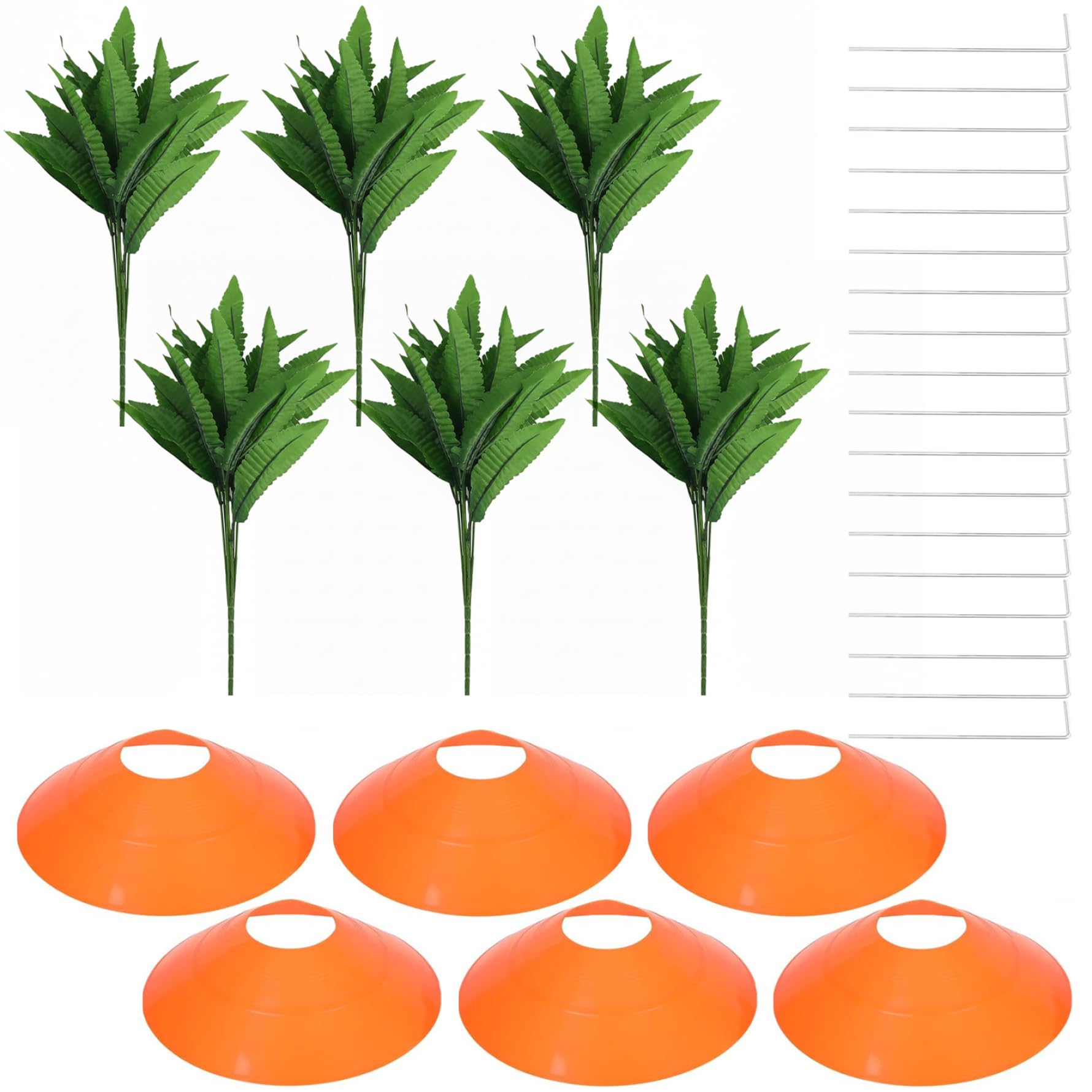 Carottes de Pâques pour pelouse et une décoration de jardin réussie