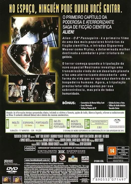 Alien O 8º Passageiro Dvd Amazon Com Br Alien O 8º Passageiro Dvd Amazon Com Br