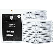 Magnetic Card Holder for 75pt Trading Cards 50 Pack One Touch Case with Ultra Clear UV Protection