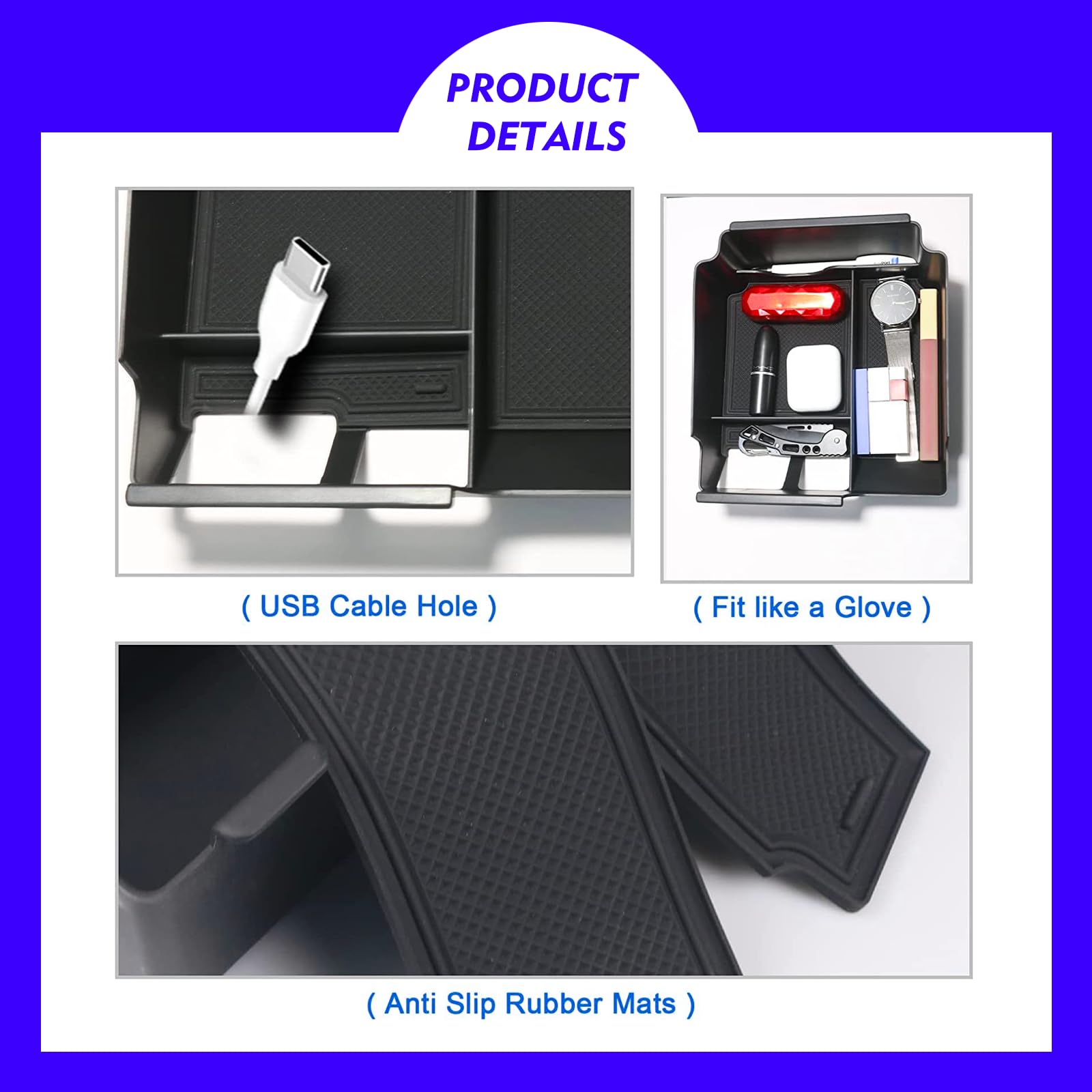 2024 MDX Console Tray Center Console Organizer Tray For
