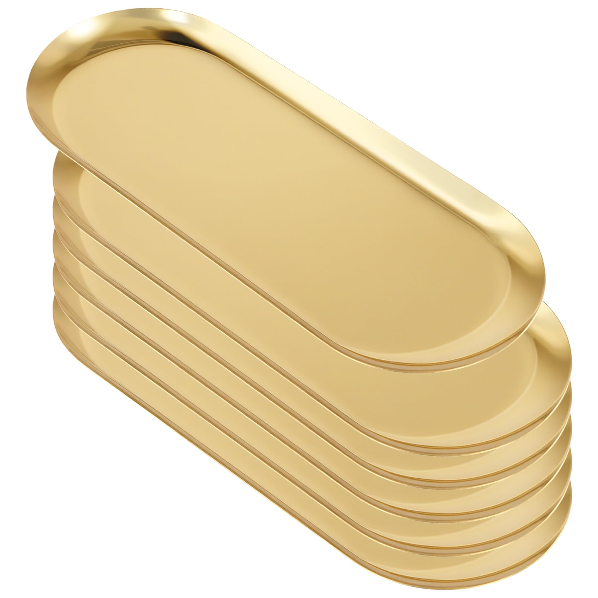 Plateaux de rangement dorés pour sublimer votre coiffeuse et vos parfums préférés