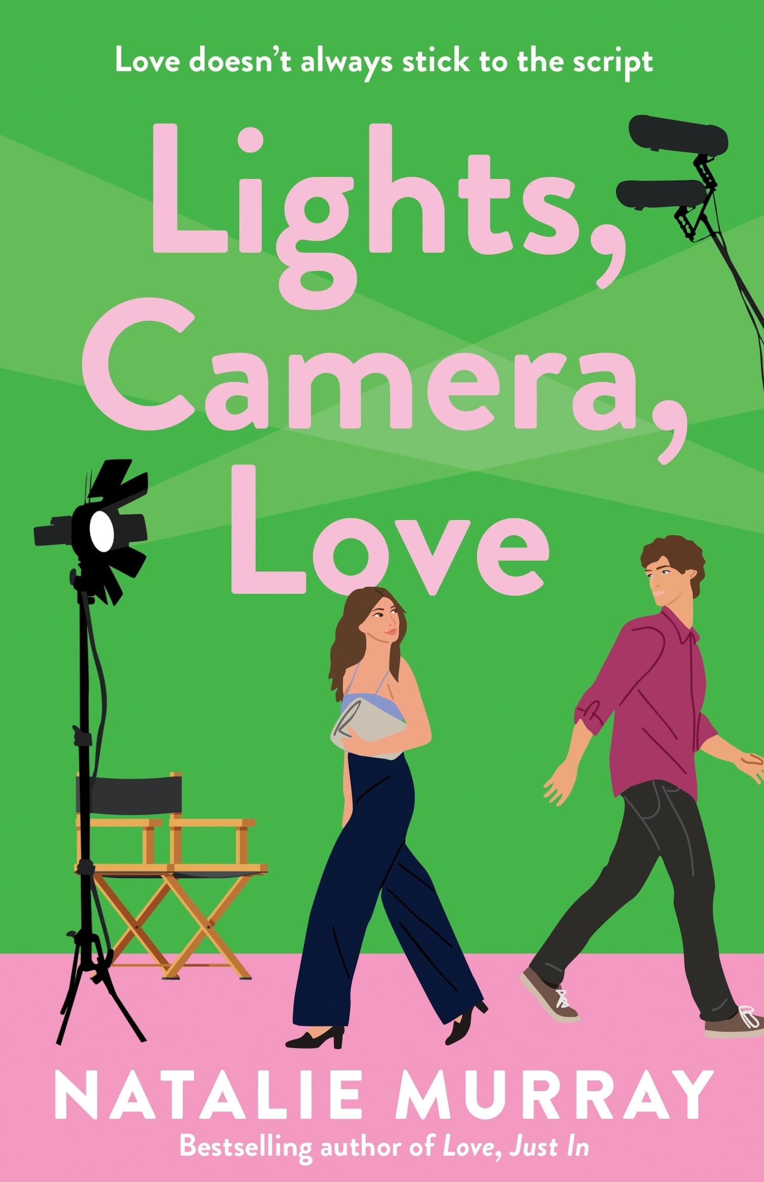 Natalie Murray - Lights, Camera, Love - Paperback Book