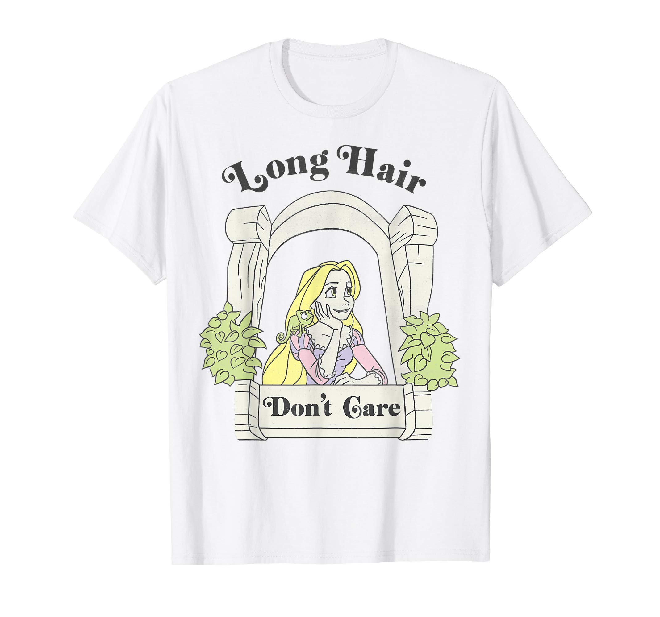 DisneyTangled Rapunzel Long Hair Dont Care Graphic T-Shirt T-Shirt