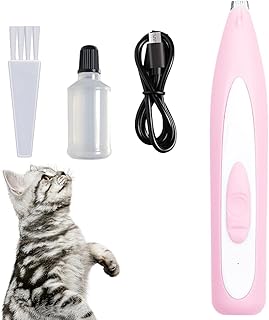 Tosquiadeiras para cães para tosa - Tosquiadeiras para cães e aparador patas para cães,Aparador pêlos elétrico sem fio USB recarregável baixo ruído para animais estimação Ainichi