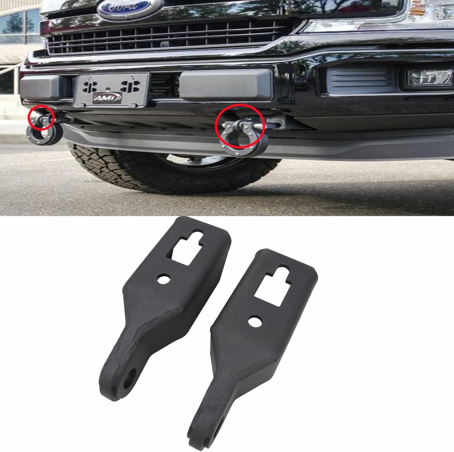 Tow Hook Shackle Mounts Compatible with 20092020 F150