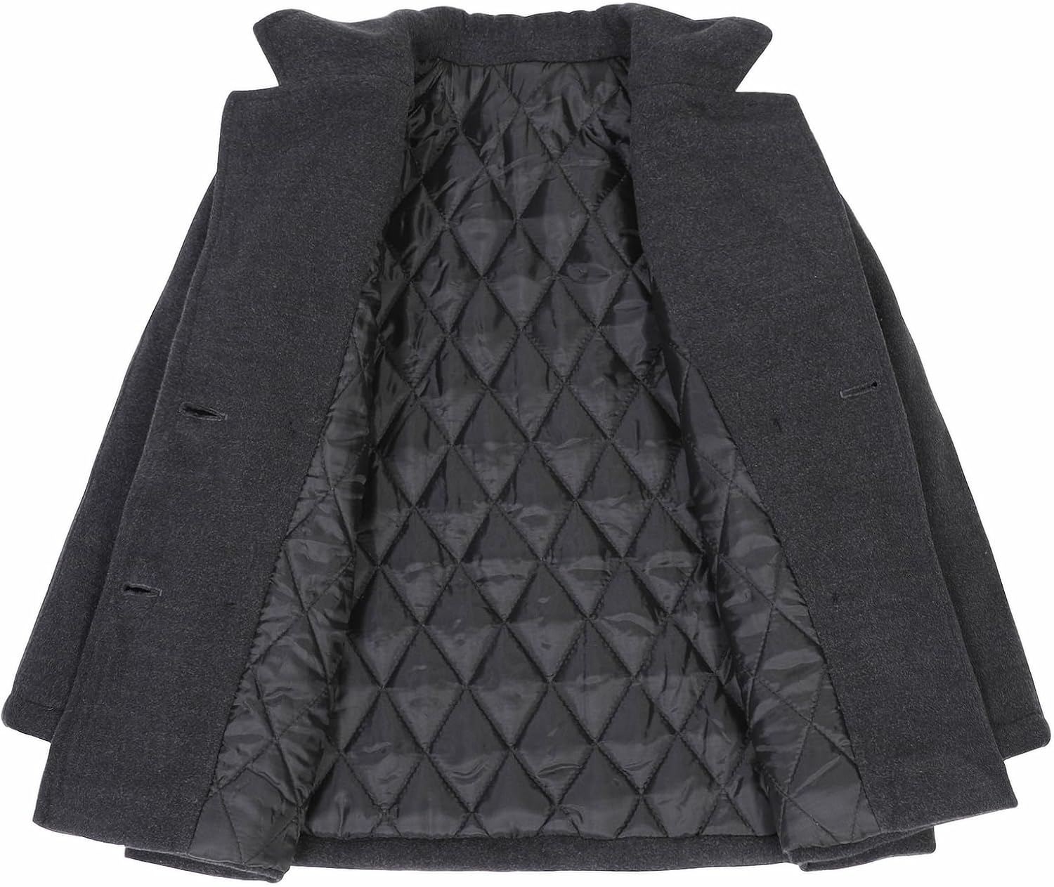 Inner View of ThCreasa Boys' Pea Coat