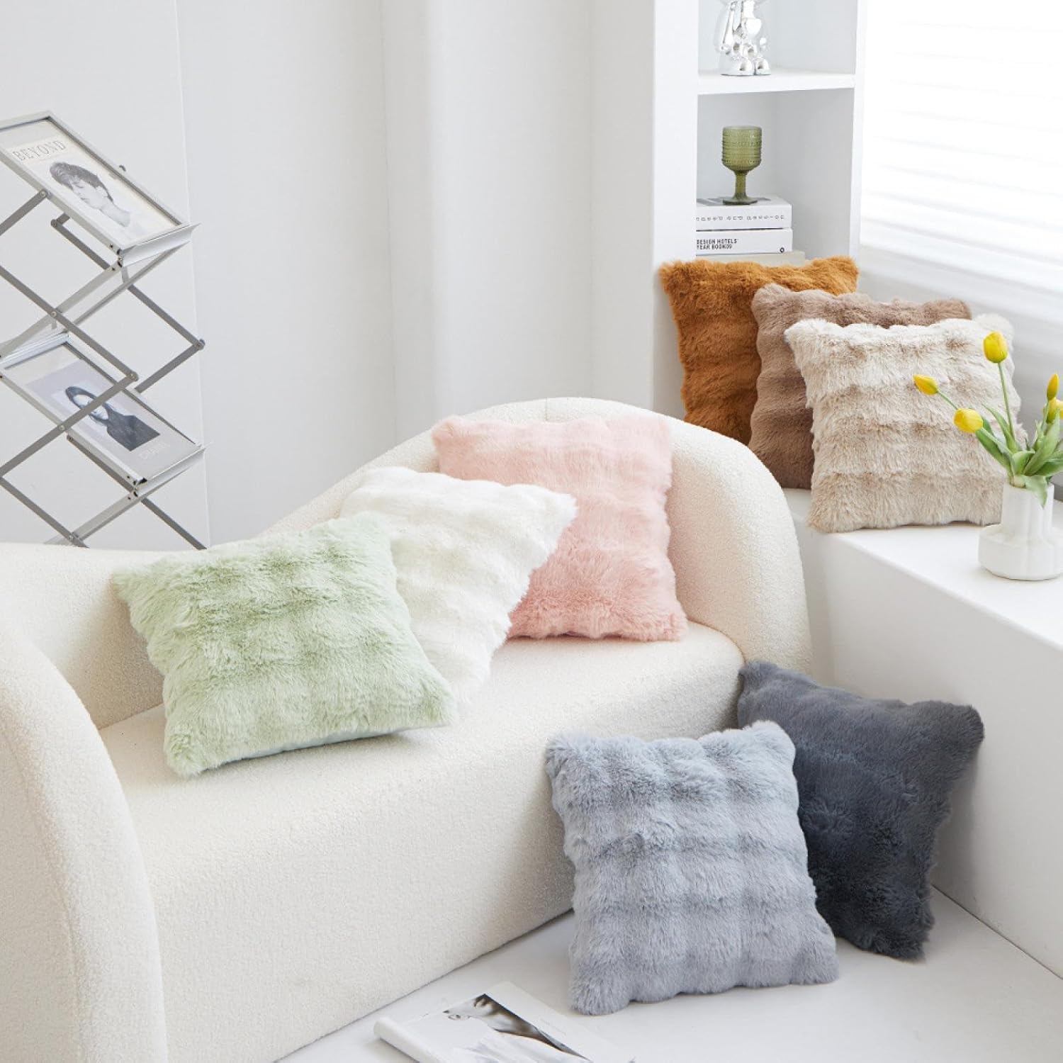 Plush Cushion Cover Pillow Cover Bedroom headboard Cushion Cushion Set
