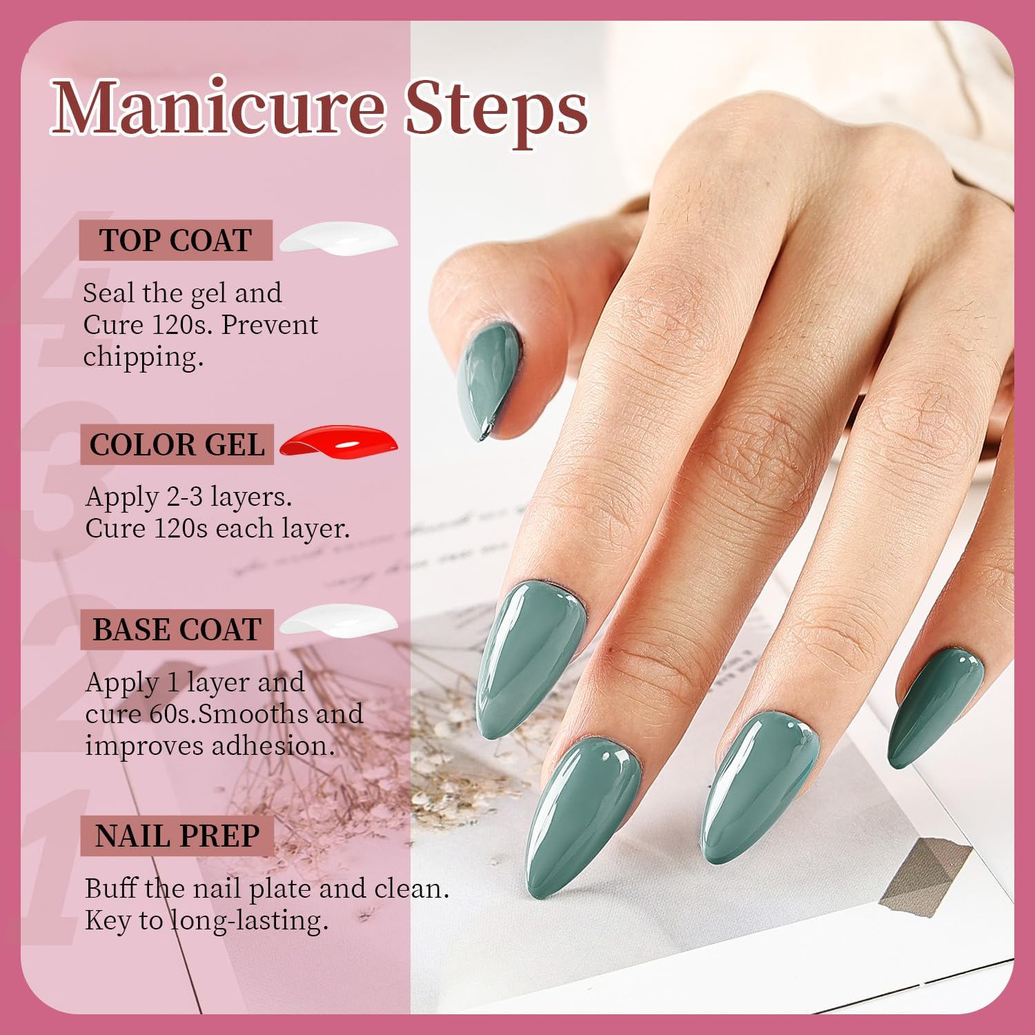 JODSONE Gel Nail Polish for Manicure and Nail Art
