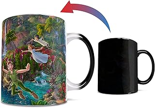Morphing Mugs Disney - Peter Pan - Neverland - One 11 oz Color Changing Heat Sensitive Ceramic Mug – Image Revealed When HOT Liquid Is Added!