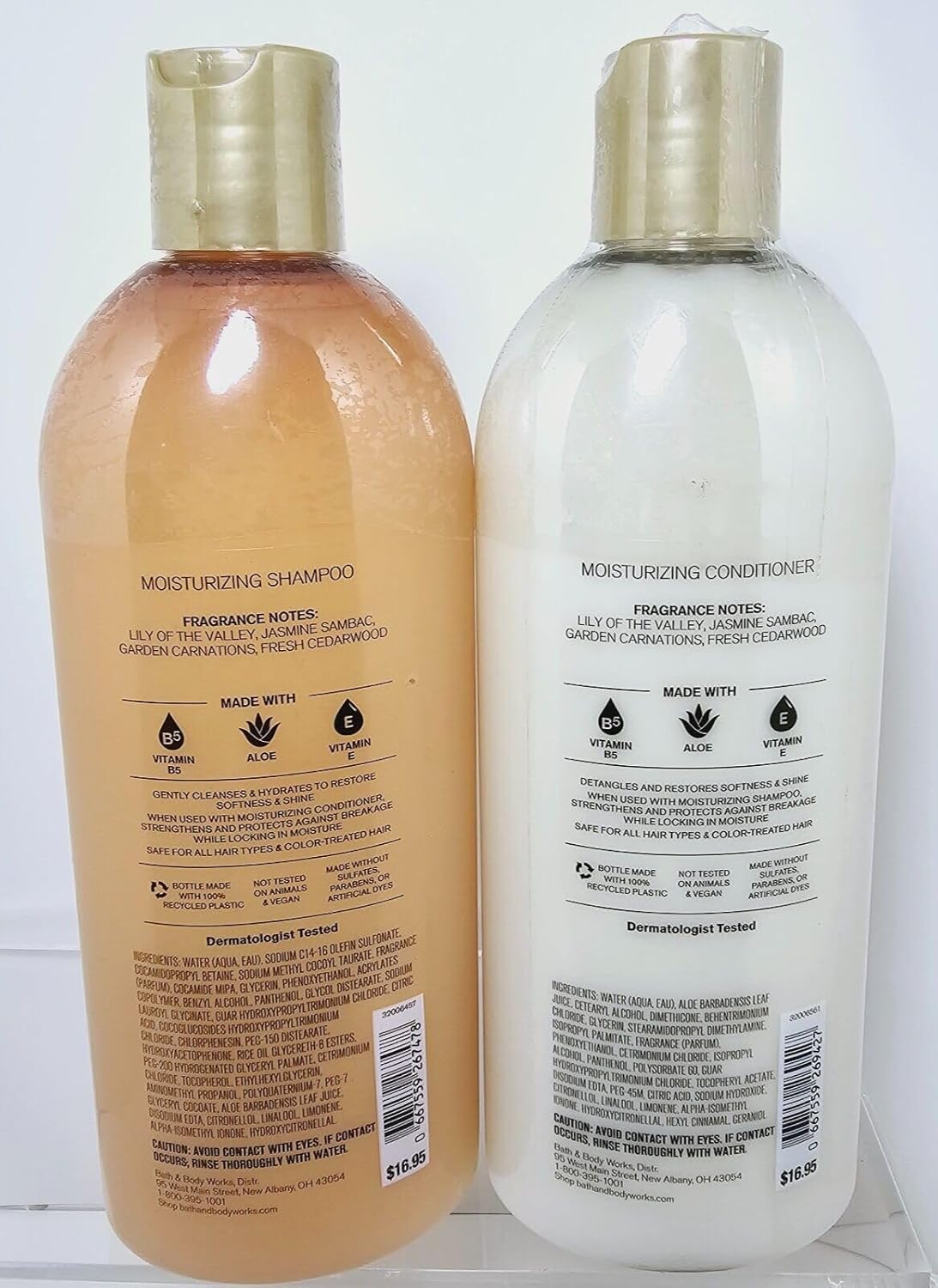 2 BRIGHTEST BLOOM Bath Body Moisturizing Shampoo Conditioner Set 16oz