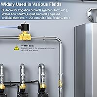 Vista 3 de TAILONZ PNEUMATIC Válvula electromagnética eléctrica de latón de 1 pulgada NPT DC12V 2W-250-25 agua normalmente cerrada, aire, diesel