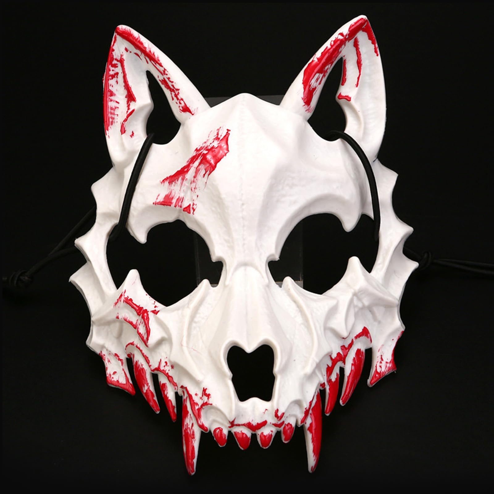 Scary Halloween Mask, Realistic Horror Mask Scary Horror Masquerade Cosplay Party Mask for Cosplay, and Halloween Party style 5 white