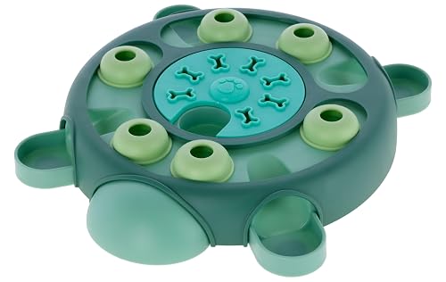 Kerbl Pet Juguete Aprendizaje/Inteligencia Turtle Turquesa, Ø 25 cm