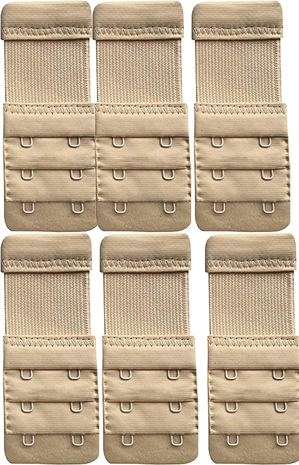 Fashion is my style Women's Polyester Bra Hook Extender-2Hook -3 Eye Rows with Extra Elastic-picture-46