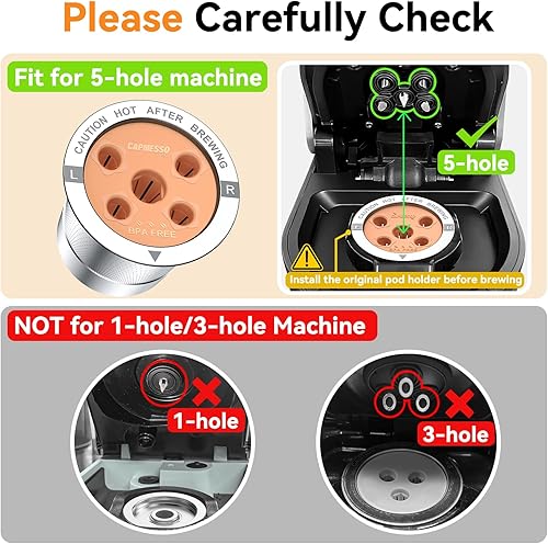 Miniatura 2 de CAPMESSO Tazas K reutilizables para Keurig filtro de café de acero inoxidable My K Cup actualizado 2025 cápsulas de café recargables para K SupremeK