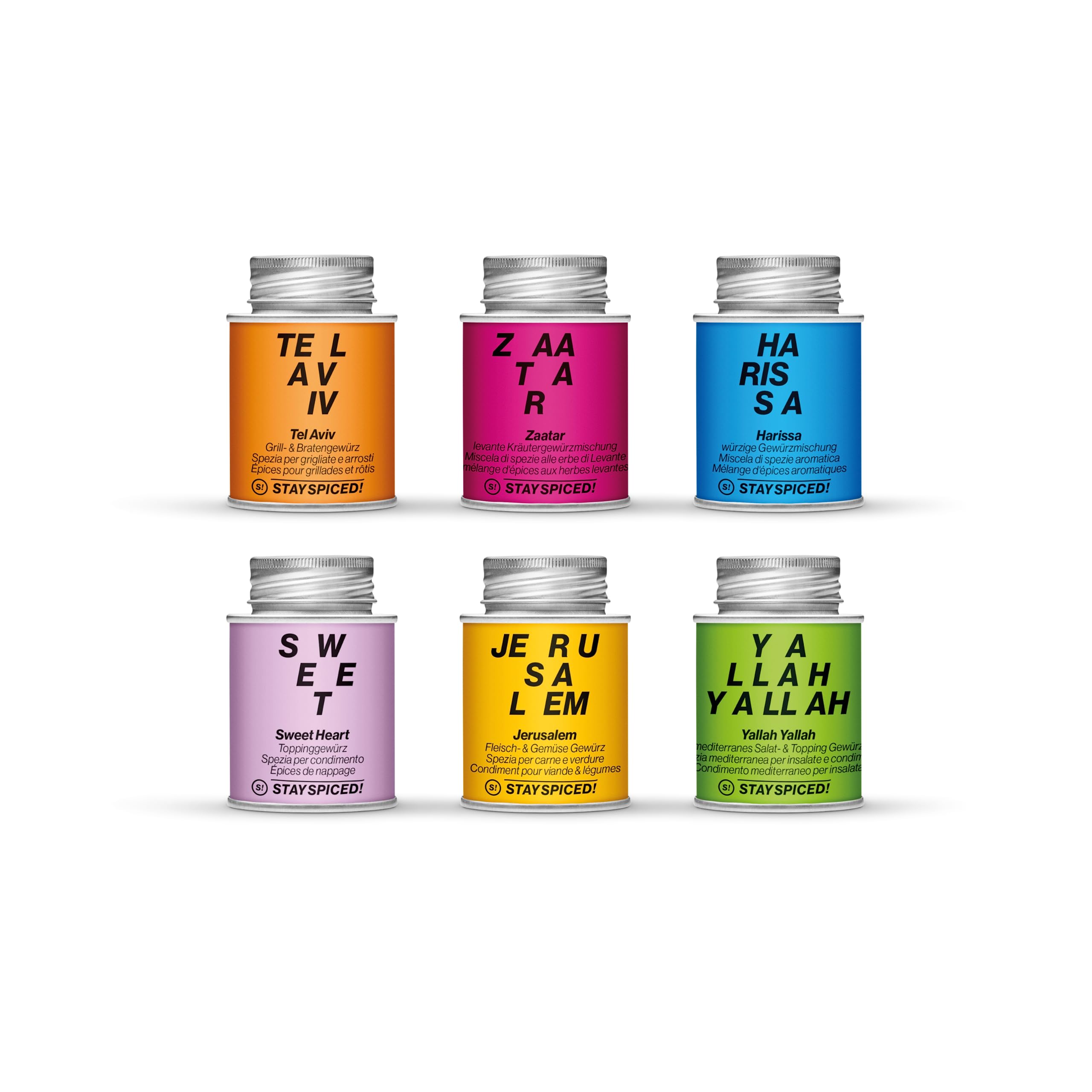 STAY SPICED! Levante | Premium Gewürzset by NENI mit 6 Gewürzen