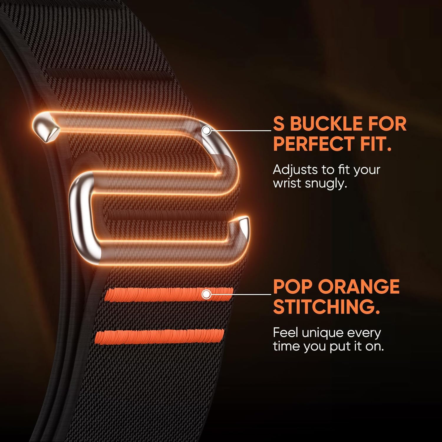 Suitisbest 22mm Quickfit Nylon Bands Compatible for Garmin Watch Band Fenix 5/Fenix 6/Fenix 7/Fenix 8 Fenix E 47mm/Fenix 5 Plus/Fenix 6 Pro/Fenix 7 Pro/Forerunner 935 - Image 2