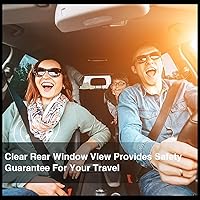 Vista 7 de OTUAYAUTO - Limpiaparabrisas trasero, 2 piezas de limpiaparabrisas trasero de coche, Convencional
