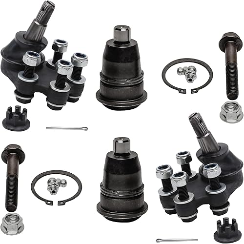Miniatura 15 de Detroit Axle - Conjunto de juntas esféricas delanteras de 4 piezas para Dodge Ram 2500 3500 2003-2013, 2004 2005 2006 2007 2008 2009 2010 2011 2012