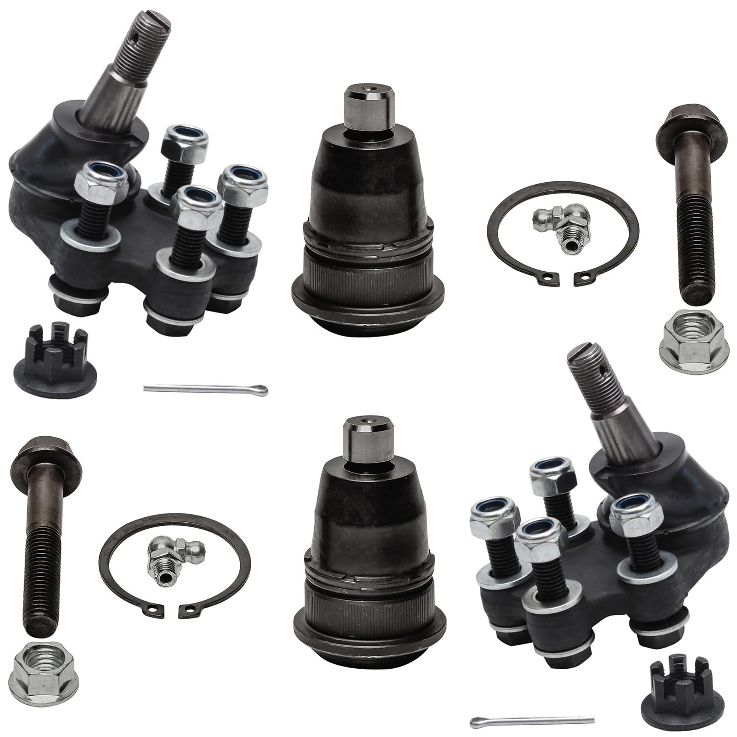 Detroit Axle - 2WD Front Upper & Lower Ball Joints Replacement for Chevy Silverado Suburban 2500 GMC Sierra Yukon XL 2500