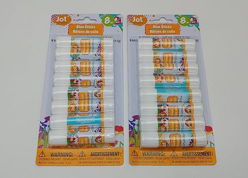 Miniatura 2 de 16 barras de pegamento de 0.32 onzas, tubo de papel y manualidades para la escuela de niños. JL Missouri Parts & Misc.